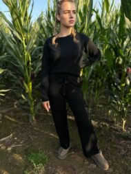 Amžina galia – dviejų dalių alpakos vilnos komplektas iki XXL 🖤👑🦙 - Image 5