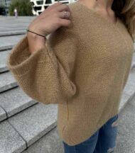 🧶 Karališkas švelnumas – alpakos vilnos megztinis - Image 6