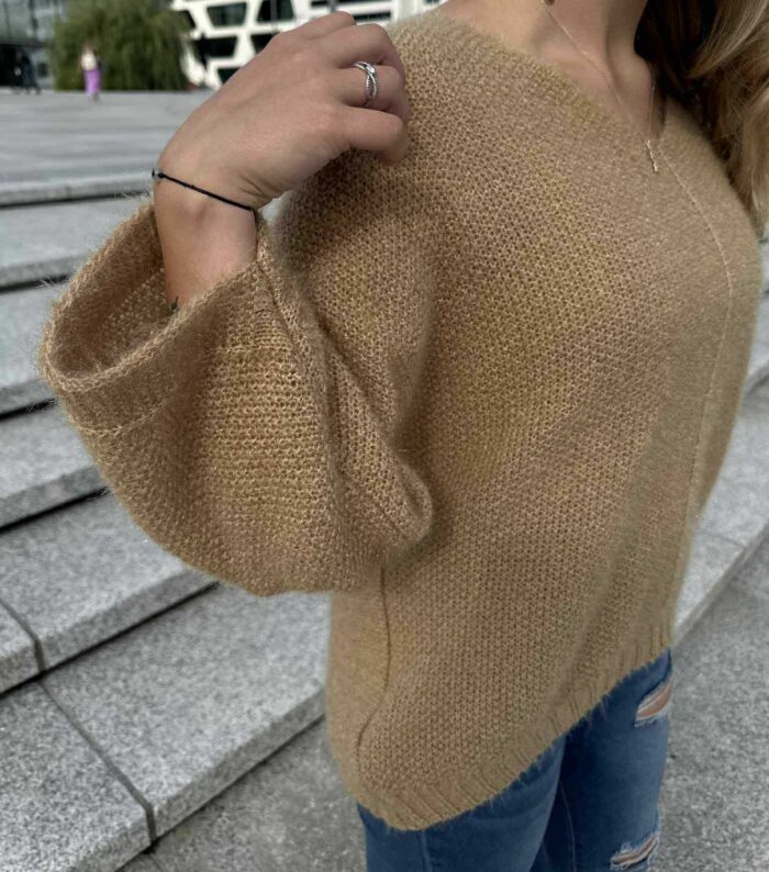 🧶 Karališkas švelnumas – alpakos vilnos megztinis - Image 6