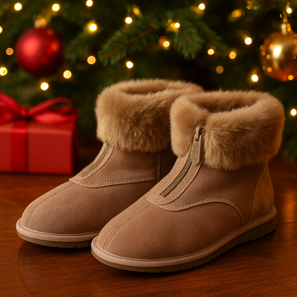 ChatGPT Image Nov 24, 2025, 10_41_20 PM Alpakos Kailio Aulinukai su Užtrauktuku – Komfortas ir Šiluma Kiekvienam Žingsniui 🤎 - Image 1