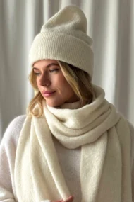 Alpakos vilnos šalikas Žiemos Palaima - Image 3