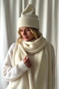 Alpakos vilnos šalikas Žiemos Palaima - Image 5