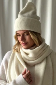 Alpakos vilnos šalikas Žiemos Palaima - Image 4