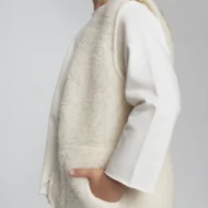 🤍 „Baltasis sapnas“ – alpakos vilnos liemenė suaugusiems - Image 2