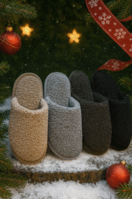 Vyriškos alpakos vilnos šlepetės su kietu padu – tvirta prabanga Jūsų kasdienybei - Image 4