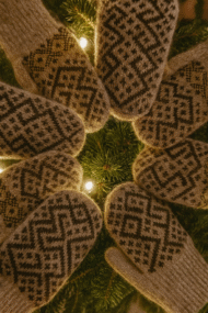 Vyriškos alpakos vilnos pirštinės - Image 2