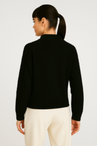 „Nakties Šiluma“ – alpakos vilnos megztinis su golfu - Image 2