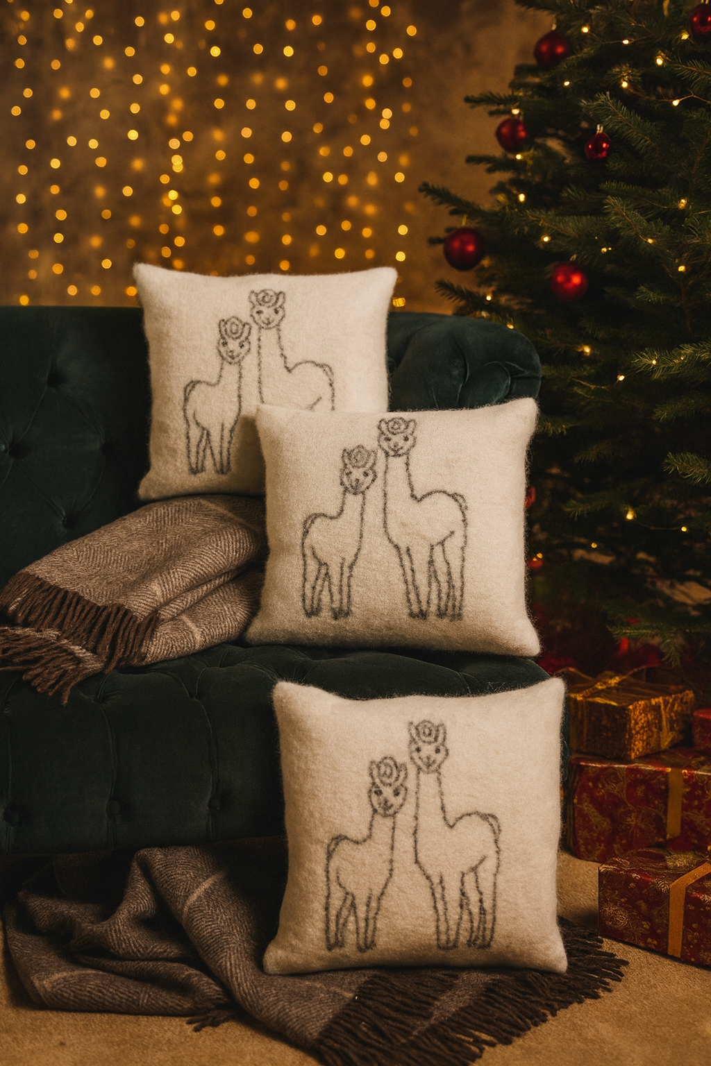 ChatGPT Image Dec 2, 2025, 01_11_15 AM „Alpacos Dreams Royal Duo – dvipusė prabangi vilnonė pagalvėlė“ - Image 1