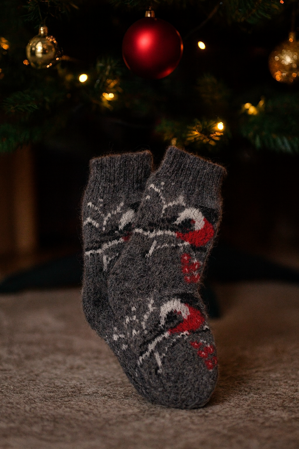 ChatGPT Image Dec 6, 2025, 08_05_06 PM Merino vilnos kojinės „Pilkasis Paukštelis“ - Image 1