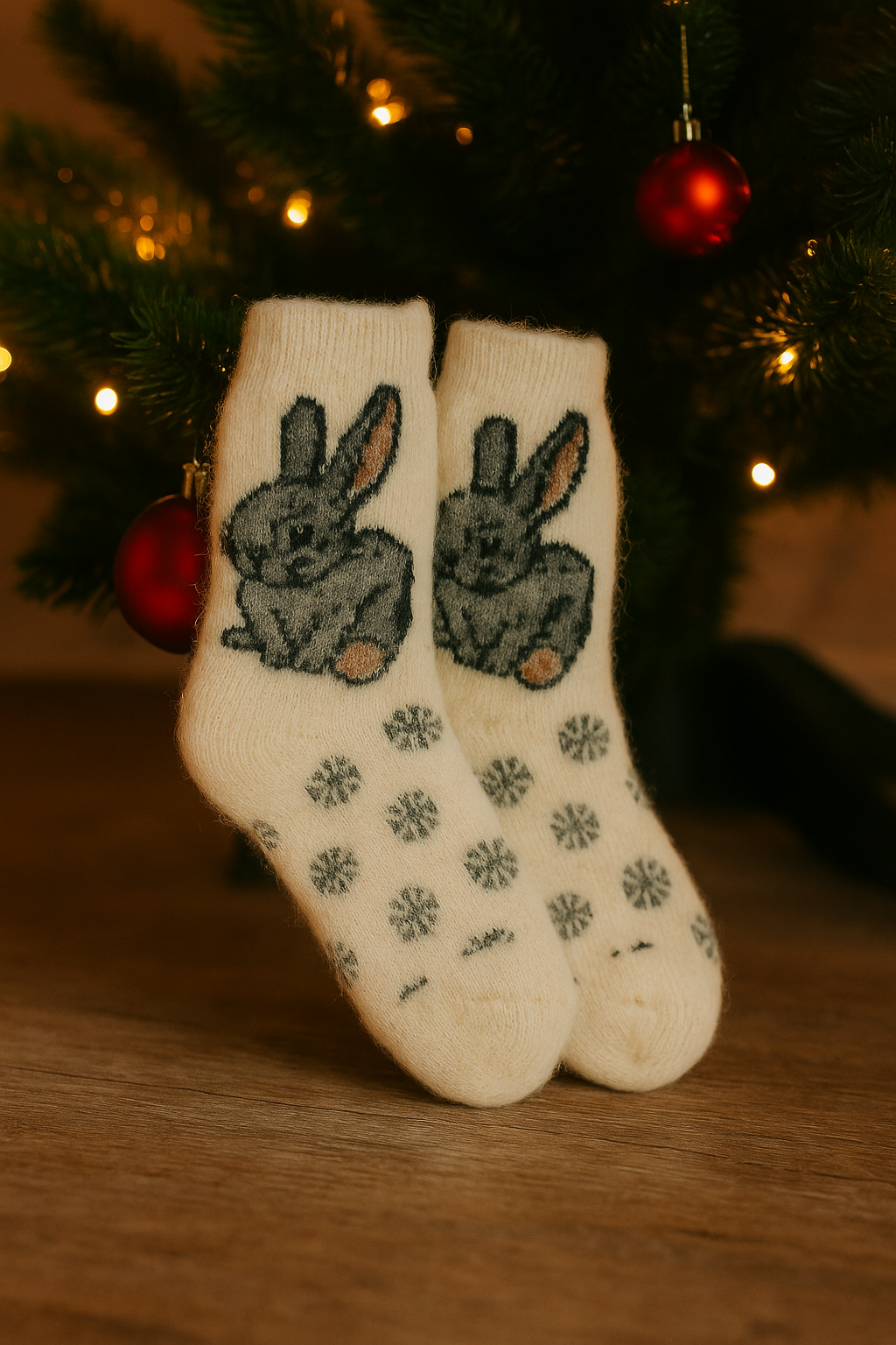 ChatGPT Image Dec 6, 2025, 08_46_35 PM Merino Vilnos Kojinės - Zuikutis - Image 1