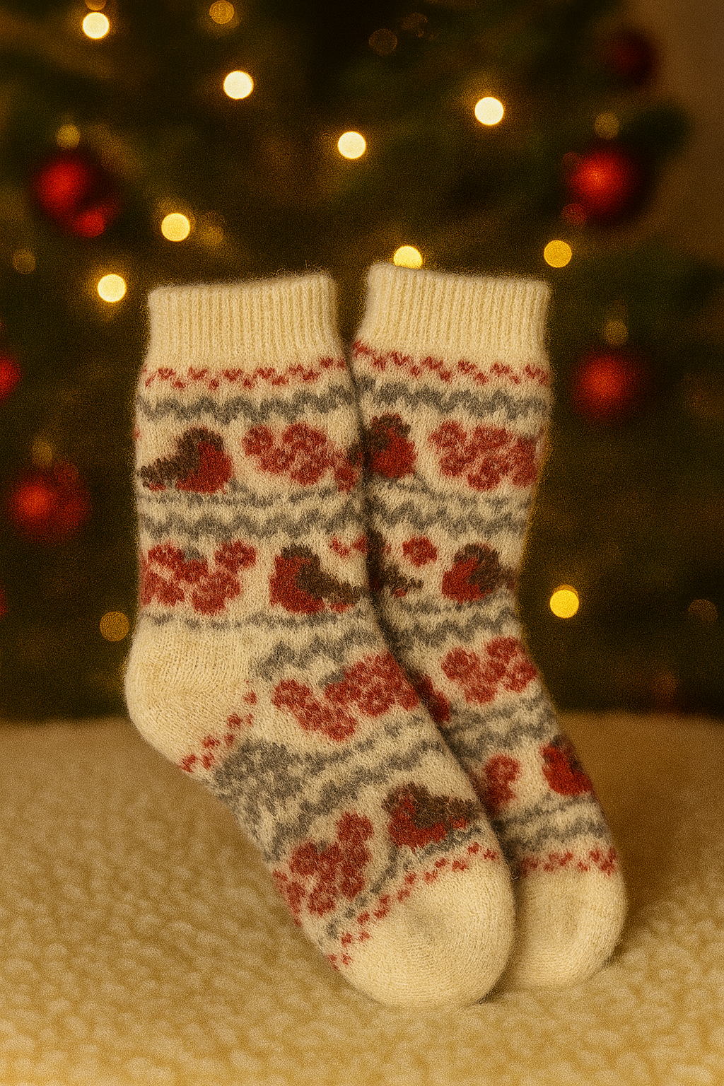 ChatGPT Image Dec 6, 2025, 09_13_51 PM Merino Vilnos Kojinės - Kalėdinis rytas - Image 1