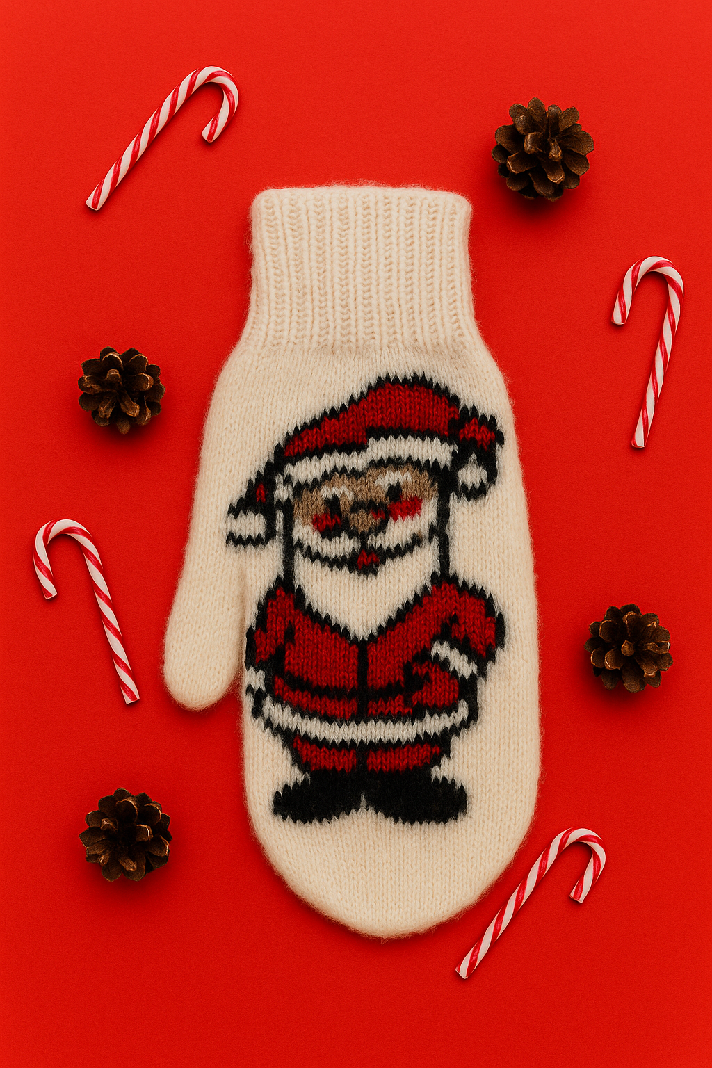 ChatGPT Image Dec 6, 2025, 10_16_43 PM Merino Vilnos Pirštinės - Kalėdų Senelis - Image 1