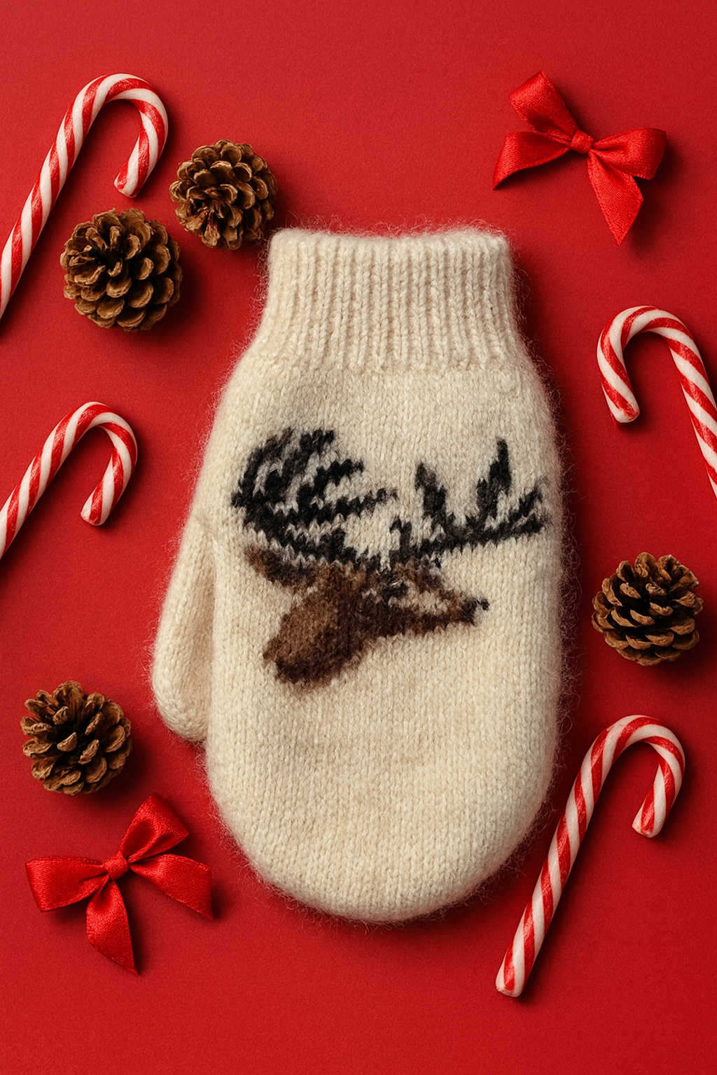 ChatGPT Image Dec 6, 2025, 10_18_44 PM Merino Vilnos Pirštinės - Briedžiukas - Image 1