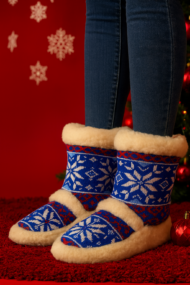 Merino vilnos aulinukai „Mėlynoji Žiemos Saga“ - Image 2