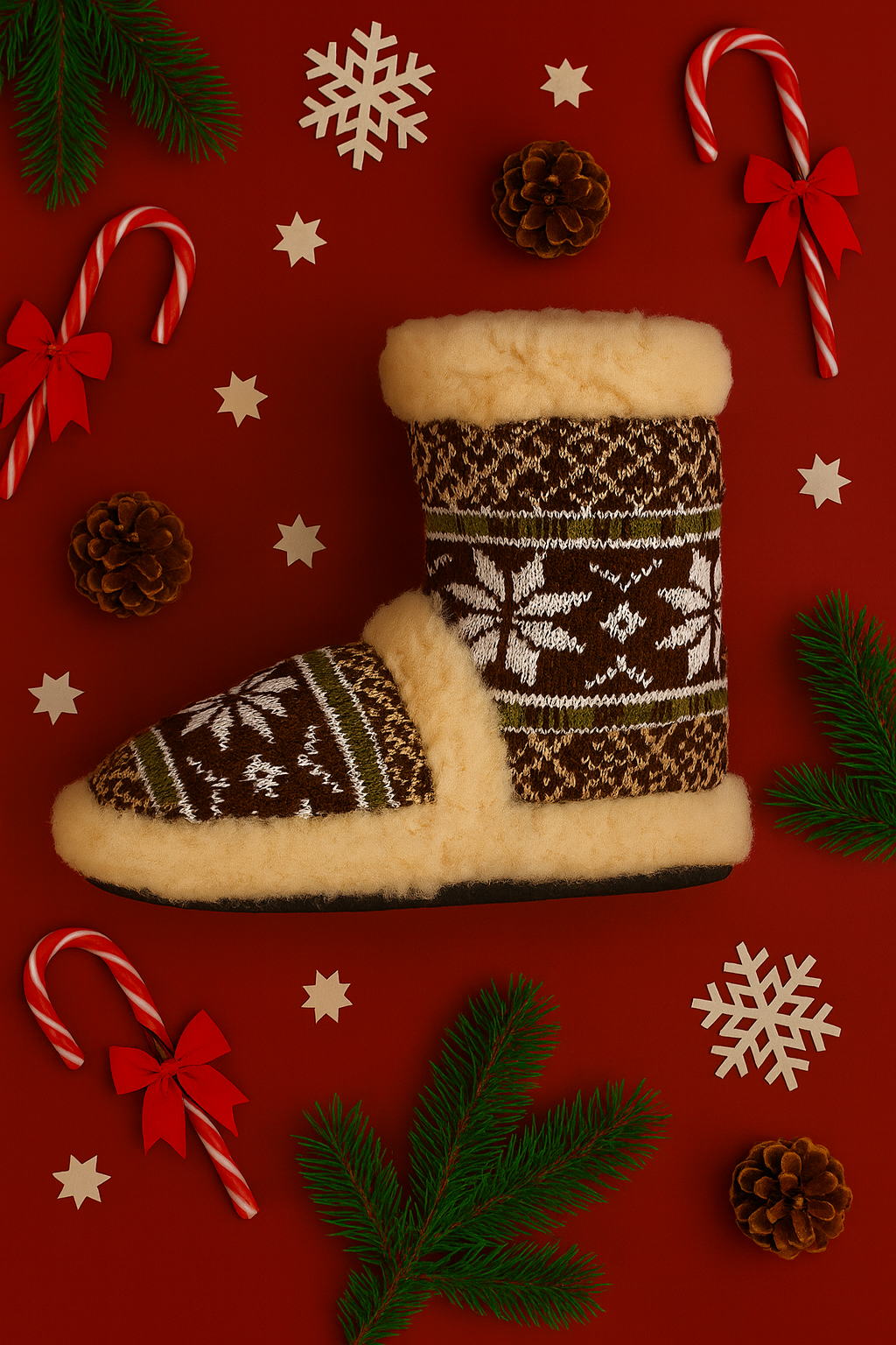 ChatGPT Image Dec 6, 2025, 11_16_48 PM Merino vilnos aulinukai „Šokoladinė Žiema“ - Image 1